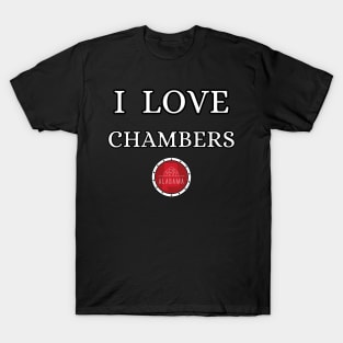 I LOVE CHAMBERS | Alabam county United state of america T-Shirt